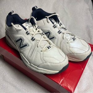 New Balance Men's 11 XWide 4E White Athletic Shoes